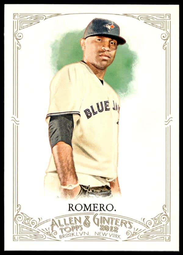 2012 Topps Allen & Ginter Ricky Romero #199 (Front)