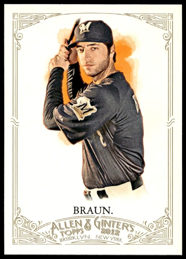 2012 Topps Allen & Ginter Ryan Braun #58 (Front)