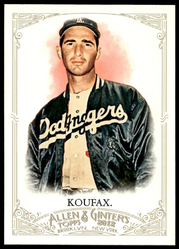 2012 Topps Allen & Ginter Sandy Koufax #99 (Front)