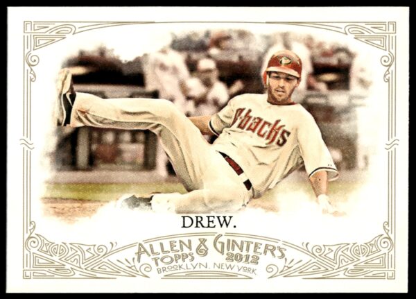 2012 Topps Allen & Ginter Stephen Drew #177 (Front)