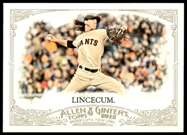 2012 Topps Allen & Ginter Tim Lincecum #109 (Front)