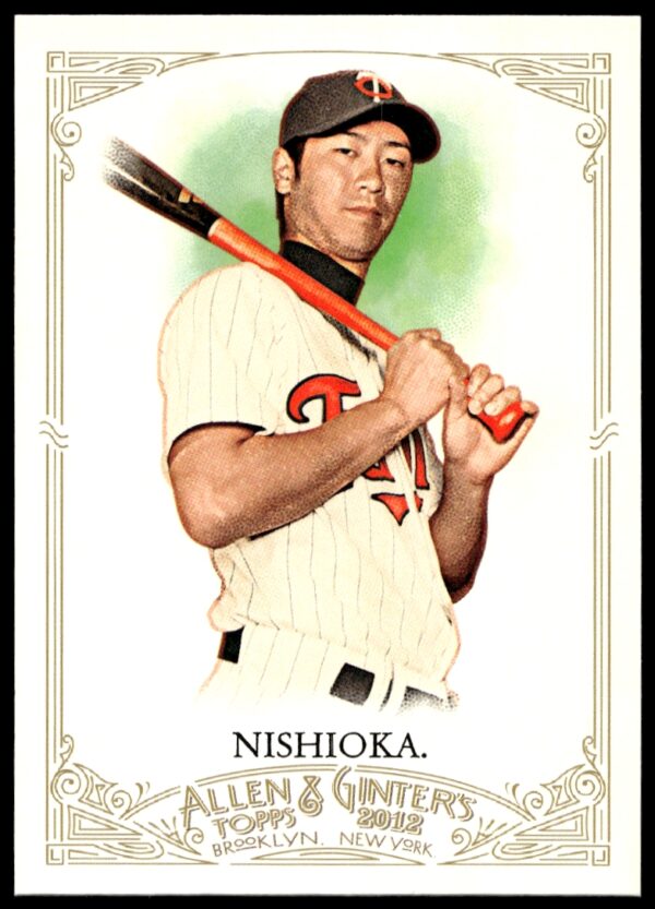 2012 Topps Allen & Ginter Tsuyoshi Nishioka #147 (Front)