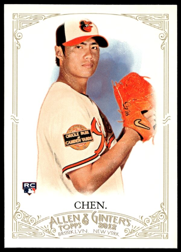 2012 Topps Allen & Ginter Wei-Yin Chen #178 (Front)