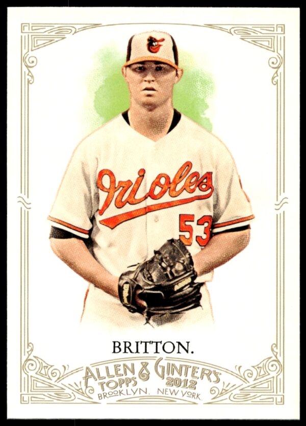 2012 Topps Allen & Ginter Zach Britton #63 (Front)