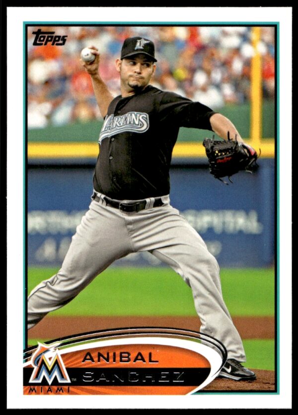 2012 Topps Anibal Sanchez #157 (Front)