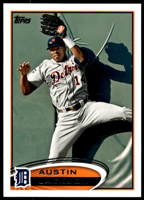 2012 Topps Austin Jackson #422 (Front)