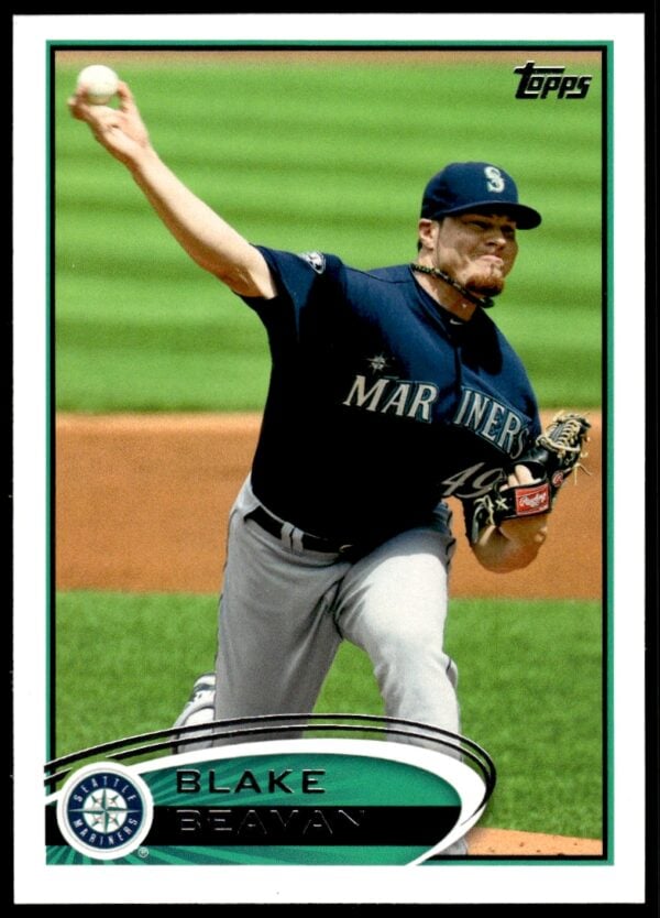 2012 Topps Blake Beavan #168 (Front)