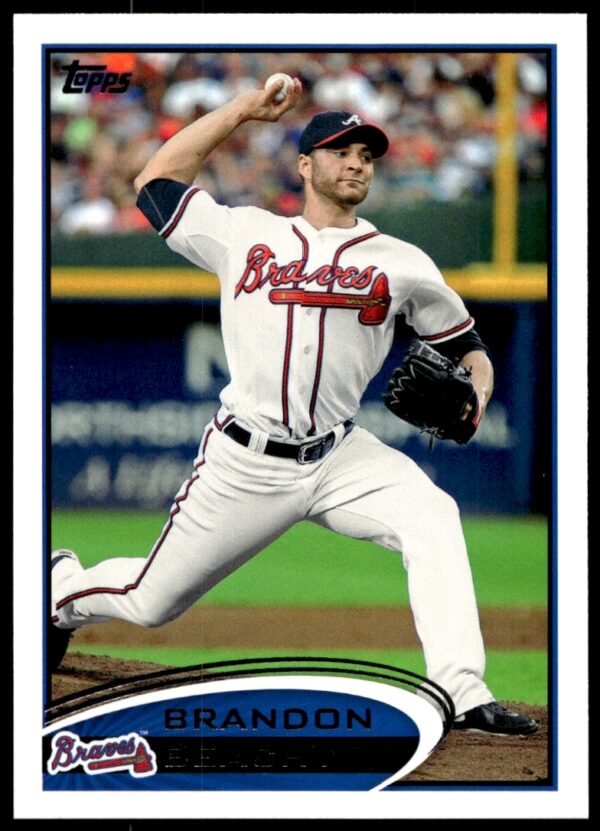 2012 Topps Brandon Beachy #364 (Front)