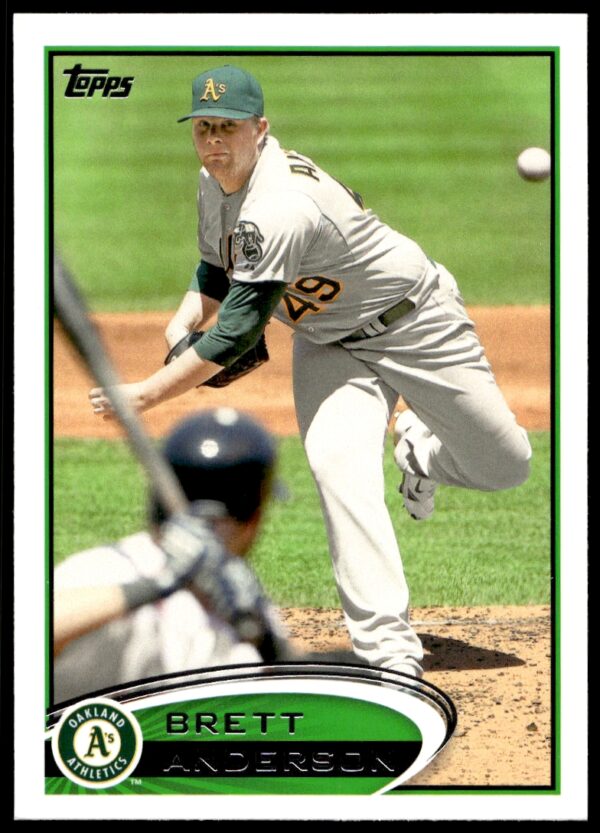 2012 Topps Brett Anderson #104 (Front)