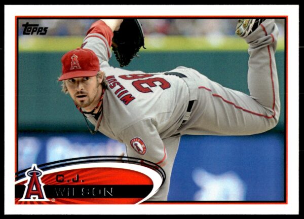 2012 Topps C.J. Wilson #613 (Front)