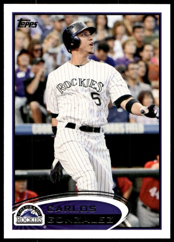 2012 Topps Carlos Gonzalez #373 (Front)