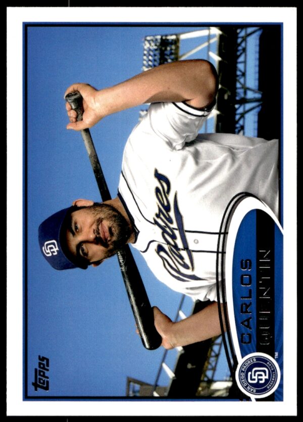 2012 Topps Carlos Quentin #376 (Front)