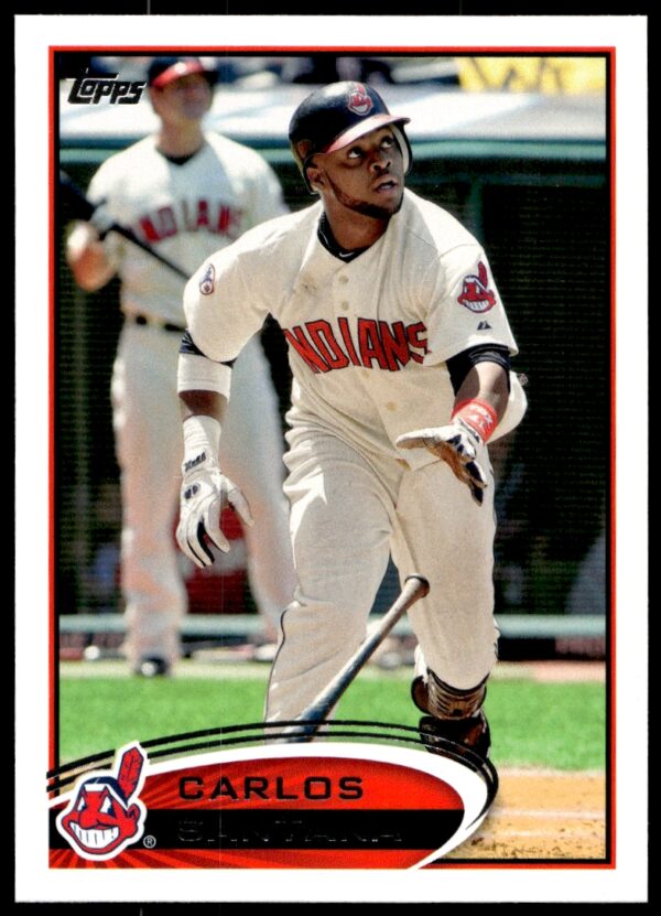 2012 Topps Carlos Santana #656 (Front)