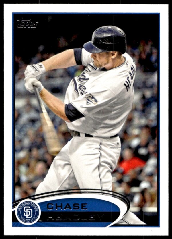 2012 Topps Chase Headley #388 (Front)