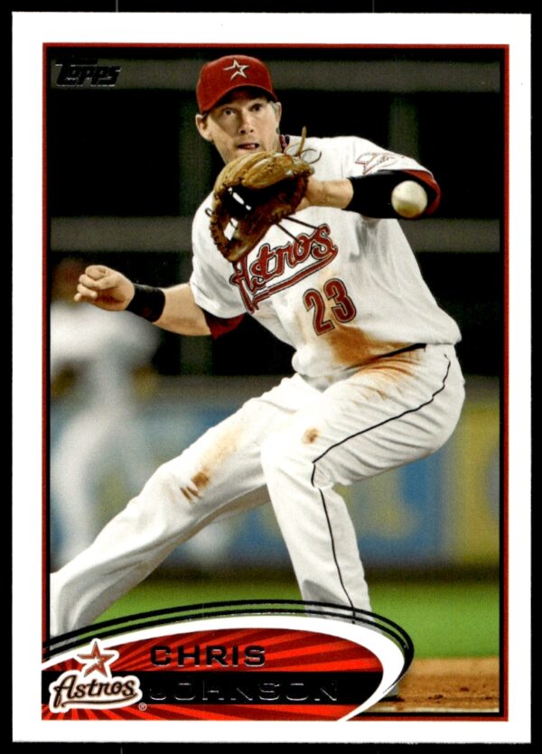 2012 Topps Chris Johnson #587 (Front)