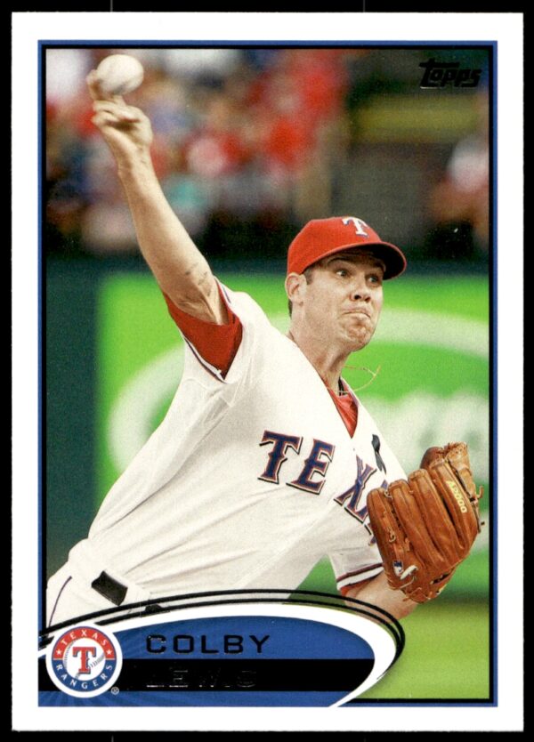 2012 Topps Colby Lewis #18 (Front)