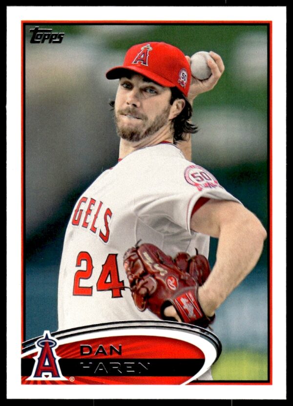 2012 Topps Dan Haren #601 (Front)