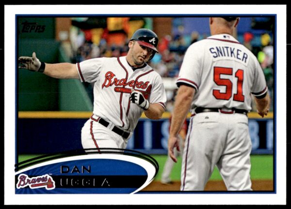 2012 Topps Dan Uggla #565 (Front)