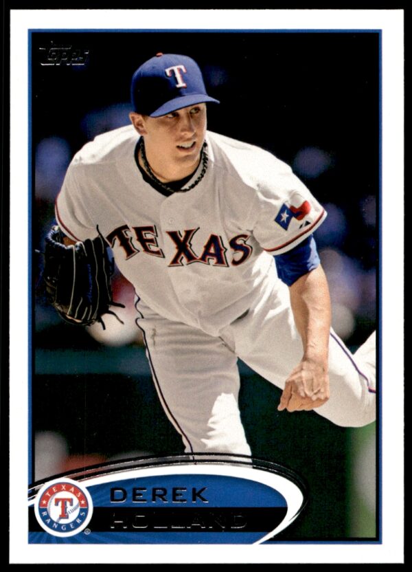 2012 Topps Derek Holland #34 (Front)