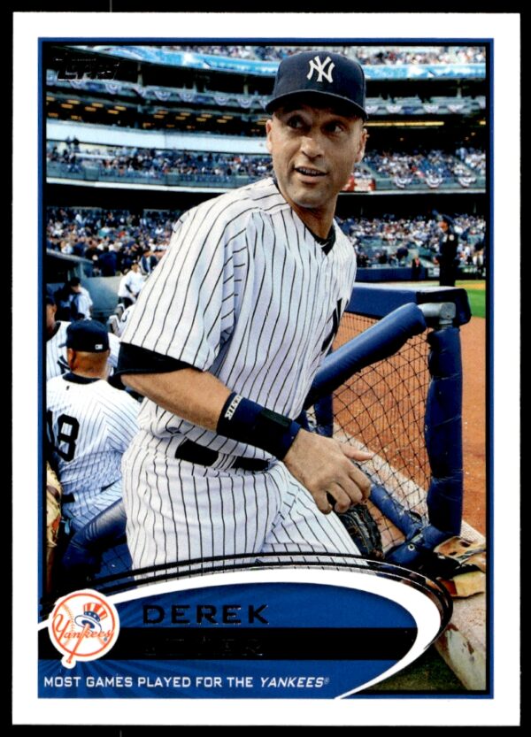 2012 Topps Derek Jeter Checklist #641 (Front)