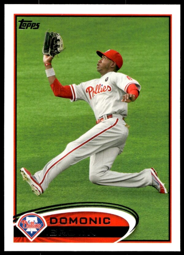 2012 Topps Domonic Brown #98 (Front)