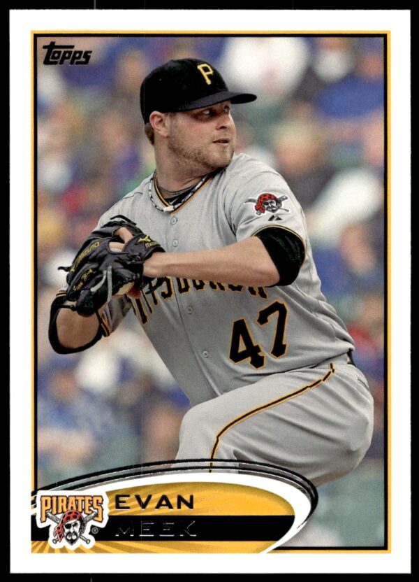 2012 Topps Evan Meek #473 (Front)