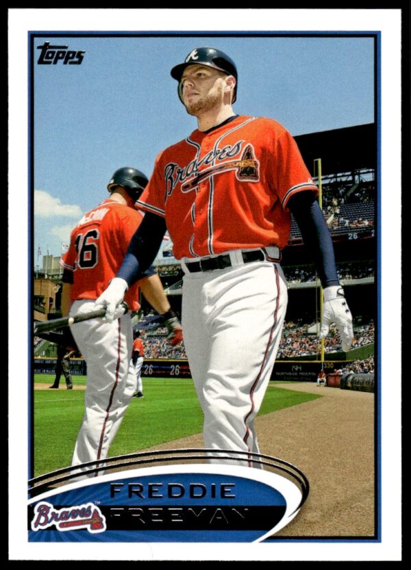 2012 Topps Freddie Freeman #215 (Front)