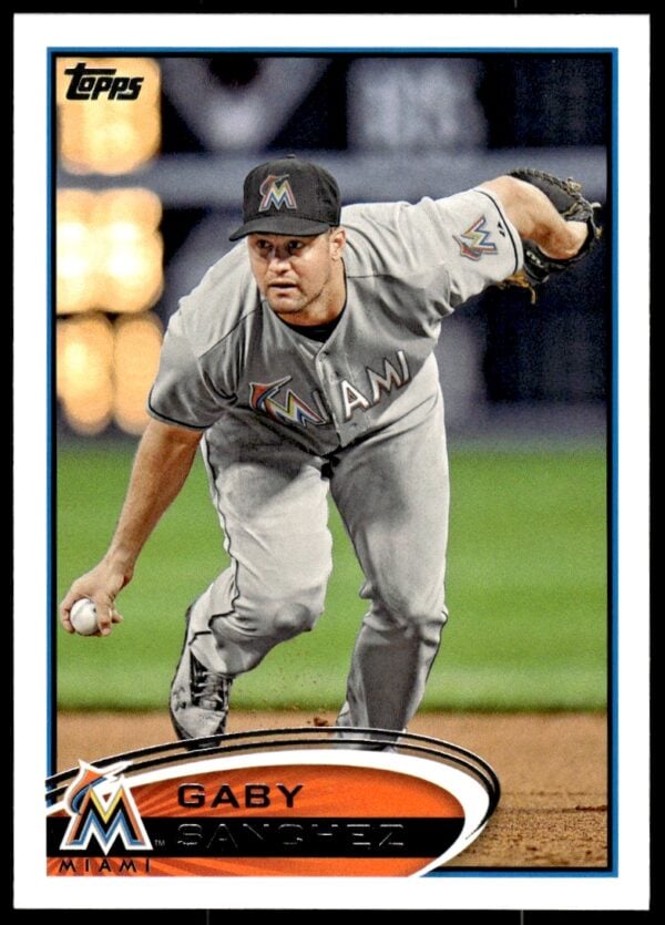 2012 Topps Gaby Sanchez #513 (Front)