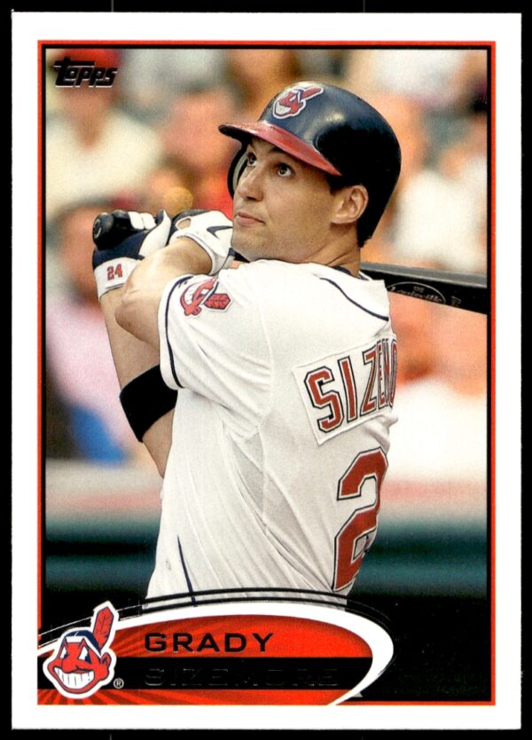 2012 Topps Grady Sizemore #96 (Front)