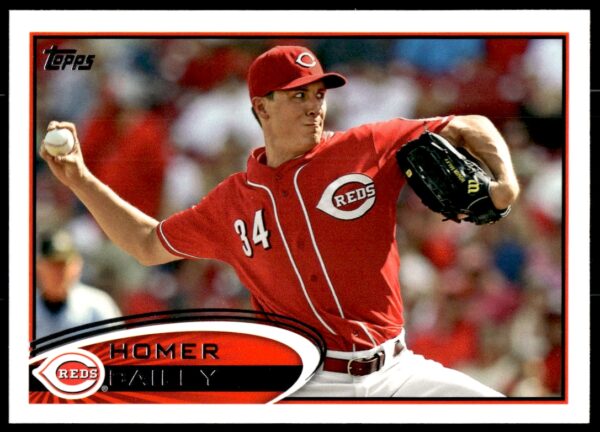 2012 Topps Homer Bailey #659 (Front)