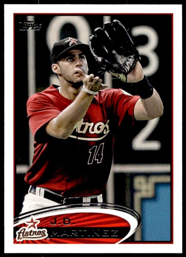 2012 Topps J.D. Martinez #457 (Front)