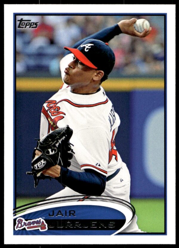 2012 Topps Jair Jurrjens #447 (Front)