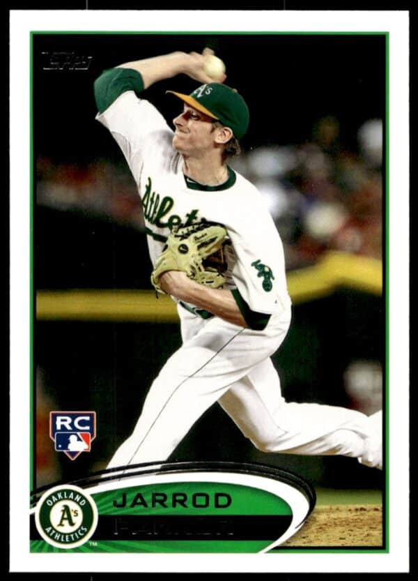 2012 Topps Jarrod Parker #418 (Front)