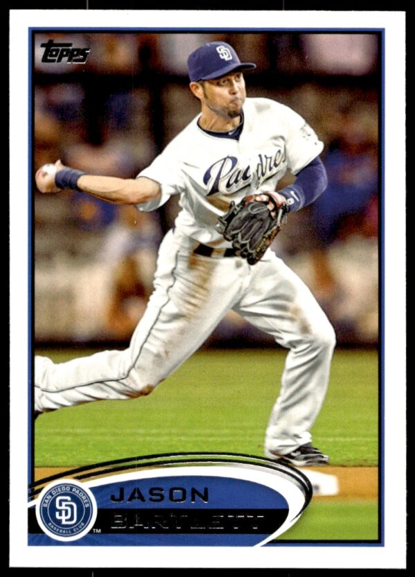 2012 Topps Jason Bartlett #605 (Front)