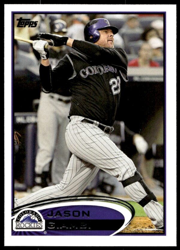 2012 Topps Jason Giambi #547 (Front)