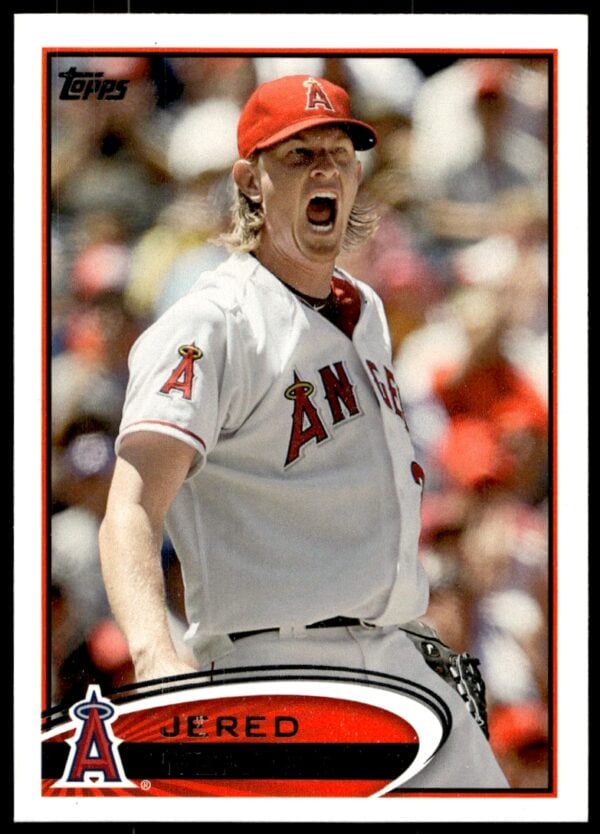 2012 Topps Jered Weaver #250 (Front)