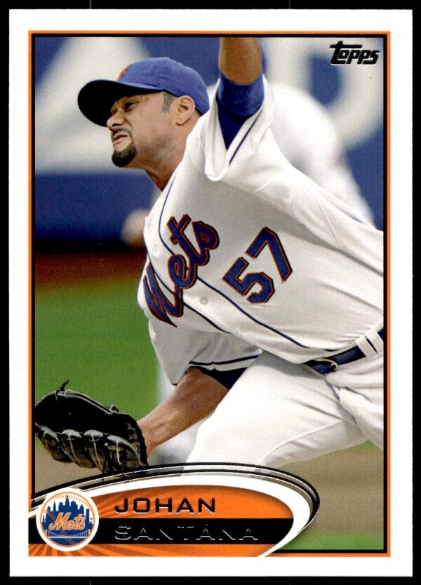 2012 Topps Johan Santana #479 (Front)