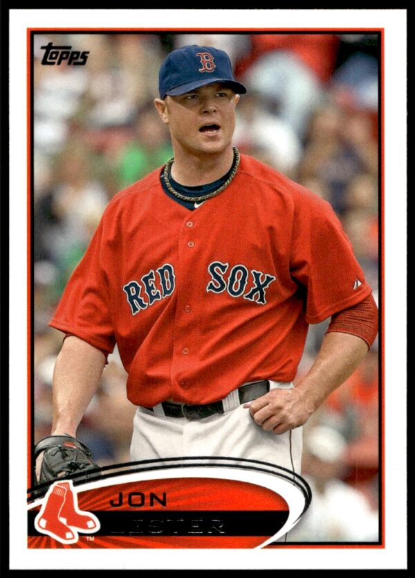 2012 Topps Jon Lester #10 (Front)