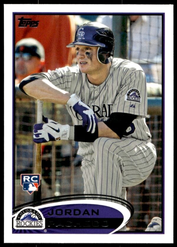 2012 Topps Jordan Pacheco #219 (Front)