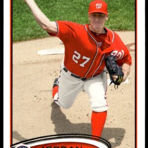 2012 Topps Jordan Zimmermann #75 (Front)