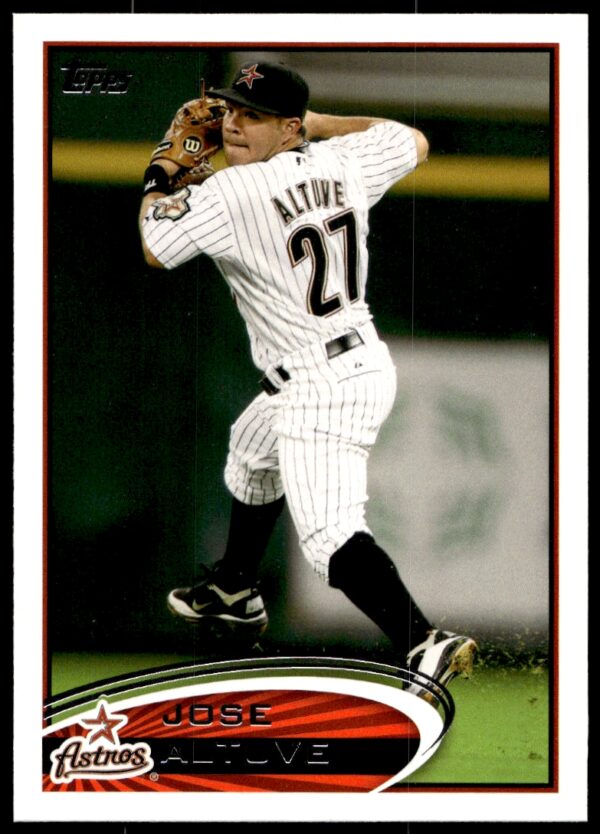 2012 Topps Jose Altuve #187 (Front)