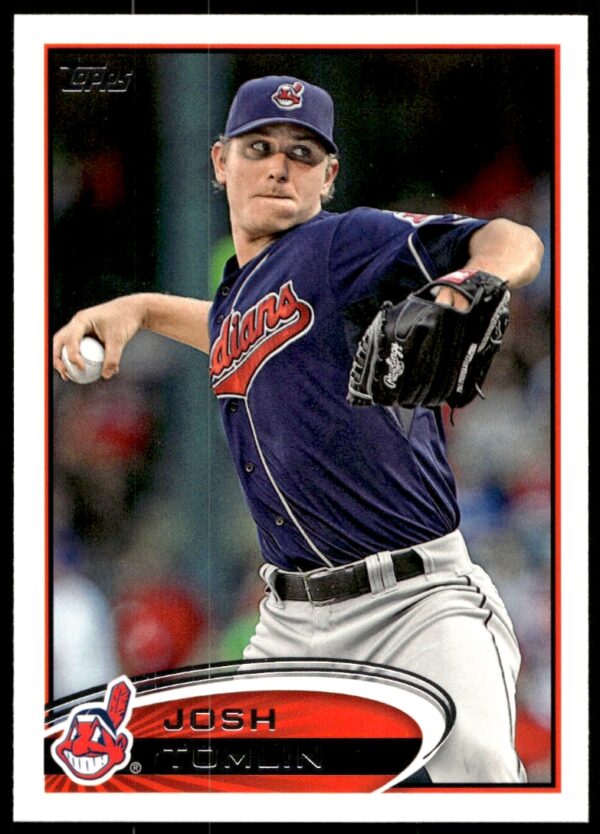 2012 Topps Josh Tomlin #583 (Front)