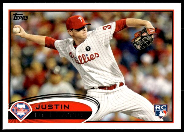 2012 Topps Justin De Fratus #243 (Front)