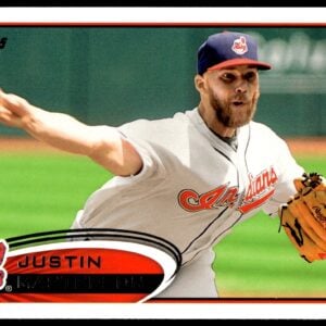 2012 Topps Justin Masterson #205 (Front)