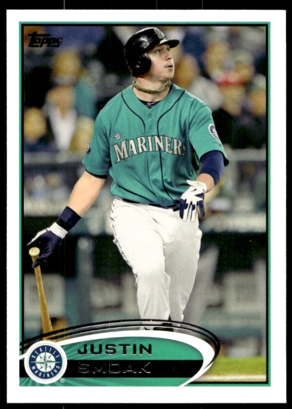 2012 Topps Justin Smoak #627 (Front)