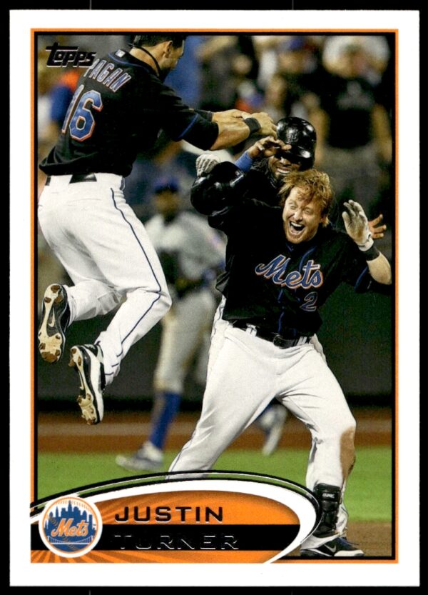 2012 Topps Justin Turner #163 (Front)