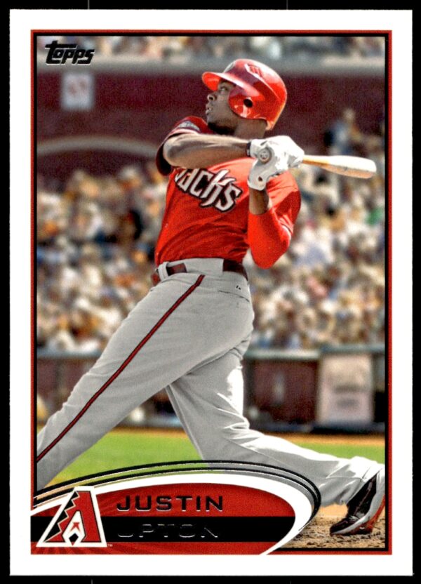 2012 Topps Justin Upton #450 (Front)