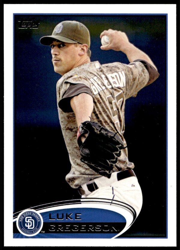 2012 Topps Luke Gregerson #221 (Front)