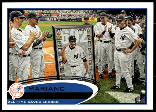 2012 Topps Mariano Rivera Checklist #109 (Front)