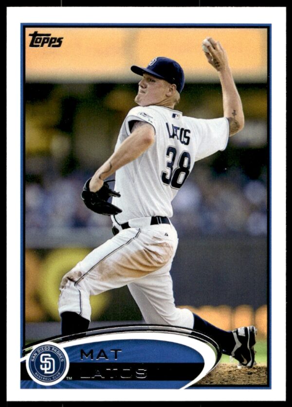 2012 Topps Mat Latos #256 (Front)